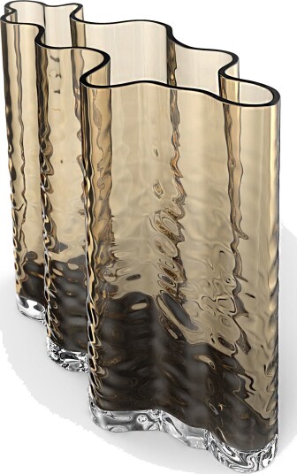 Cooee Design Gry Wide vase, 19 cm, cognac