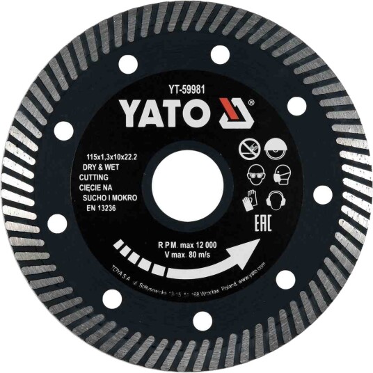 YATO YT-59981 Mellomleggsskive, vinkelsliper