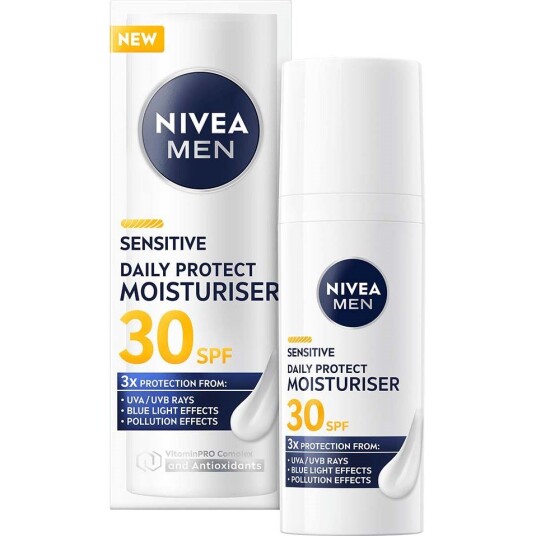 NIVEA MEN Sensitive Fuktighetskrem SPF30 50 ml