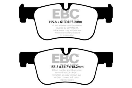 Bremseklosser EBC Brakes DP22143