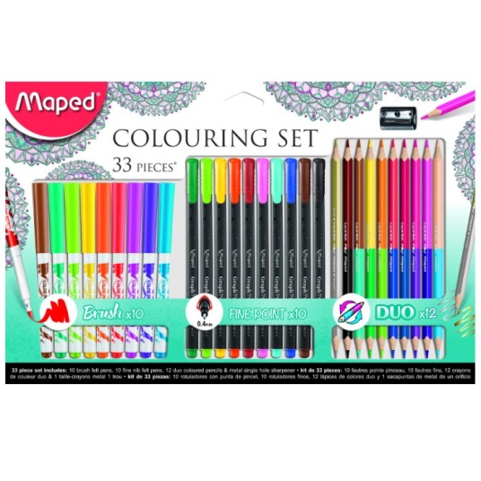 Maped Colouring Adult Set 33 Pieces