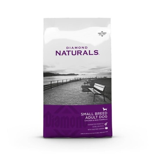 Diamond Naturals Small Breed Adult Dog Chicken & Rice Tørrfôr Til Hund 2 kg