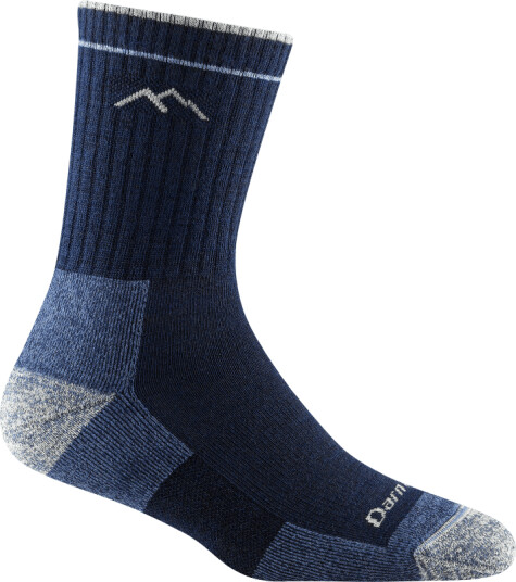 Darn Tough Women's Hiker Micro Crew Midweight Hiking Sock Cushion 41-43, Eclipse Darn Tough Women's Hiker Micro Crew Midweight Hiking Sock Cushion 41-43, Eclipse
