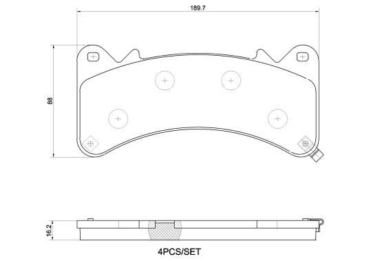 Bremseklosser BREMBO P 10 103