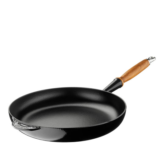 Stekepanne jern 28 cm blank sort
