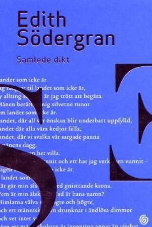 Samlede Dikt Av Edith Södergran