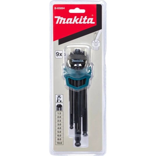 Makita B-65894 Unbrakonøkkelsett 9 deler