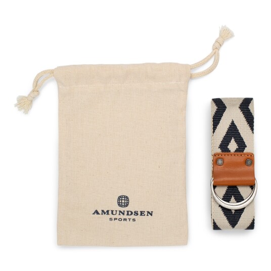 Amundsen Sports Woven Belt In Bag Faded Navy / Desert