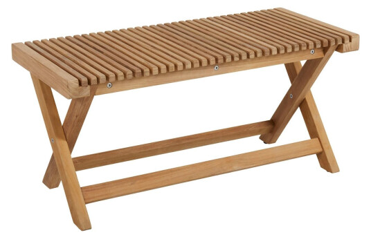 Brafab Julita benk Teak 90 cm Natur Brafab Julita benk Teak 90 cm Natur