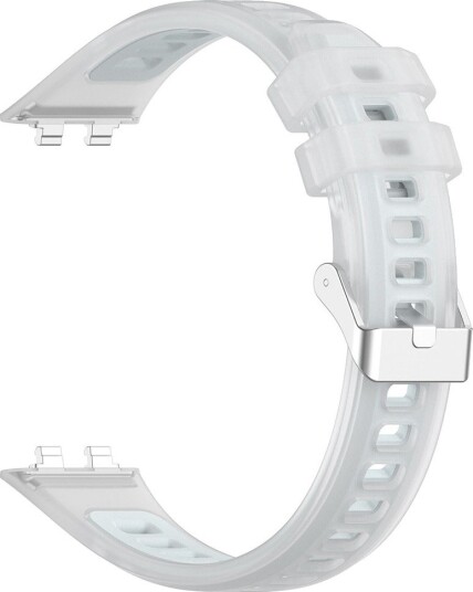Silikonarmbånd til Huawei Band 11 Pro – Hvit / Jelly-armbånd / Armbånd til smartklokke