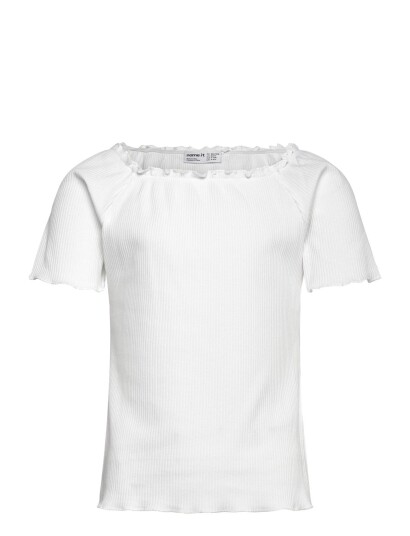 Name It Nkfhorto Ss Slim Top White 134 140 Name It Nkfhorto Ss Slim Top White 134 140
