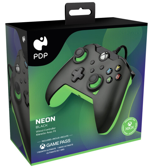 PDP Wired Controller - Neon Black