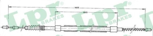 Bremsewire LPR C0438B Bremsewire LPR C0438B