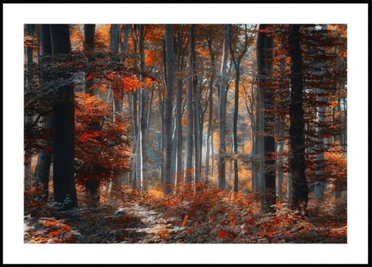 Painting Forest Poster Plakat / 30x40cm Painting Forest Poster Plakat / 30x40cm