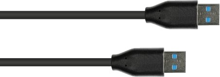 Gode Tilkoblinger Usb 3.2 Gen.2 Tilkoblingskabel 1M St. A/ St. A Svart