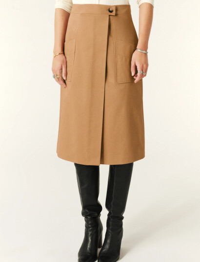 ba&sh Skirt Bastien - Beige - 38