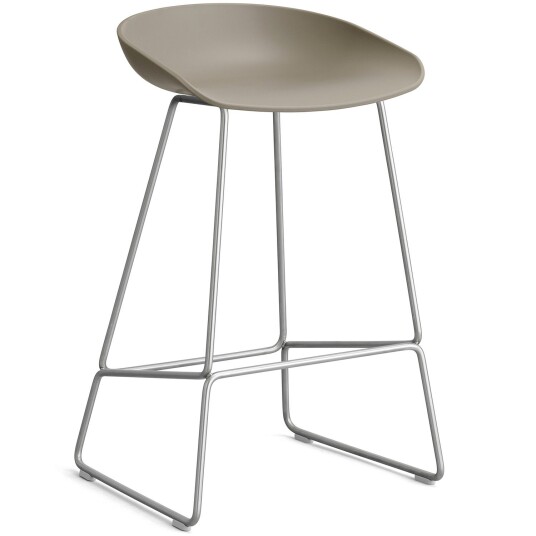 Hay AAS 38 2.0 Barstol 65 cm Rustfritt Stål / Khaki Hay AAS 38 2.0 Barstol 65 cm Rustfritt Stål / Khaki