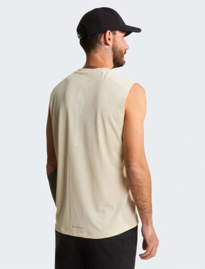 The North Face M Lightbright Tank   Graphic   Beige   S