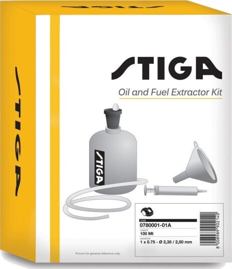 KIT FOR TØMNING AV OLJE / DRIVSTOFF KIT FOR TØMNING AV OLJE / DRIVSTOFF