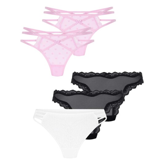 Hunkemöller 5 Pack Fashion Multi/patterned XL