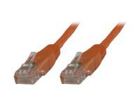MicroConnect - Nettverkskabel - RJ-45 (hann) til RJ-45 (hann) - 30 cm - UTP - CAT 6 - halogenfri, flertrådet - oransje