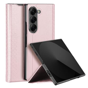 Dux Ducis Samsung Galaxy Z Fold7  Bril Flip deksel   Rosa