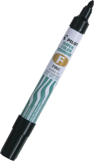 Merkepenn PILOT Super Color F svart