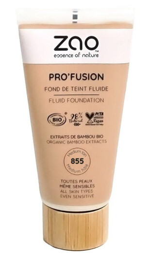 Zao Pro'Fusion Fluid Foundation 855 Medium Tan Zao Pro'Fusion Fluid Foundation 855 Medium Tan