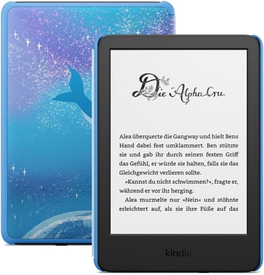 Amazon Kindle Kids 16GB E-bokleser med WiFi - Svart/Blå