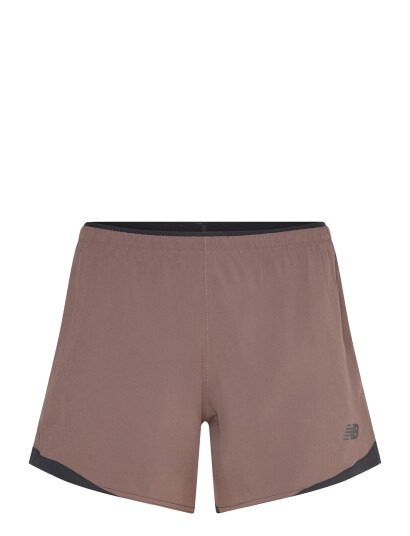New Balance Athletics Run Short 5"   Brown   XXL