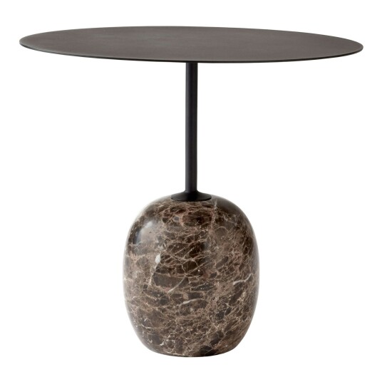 &Tradition Lato LN9 sidebord Sort, emparador marmor