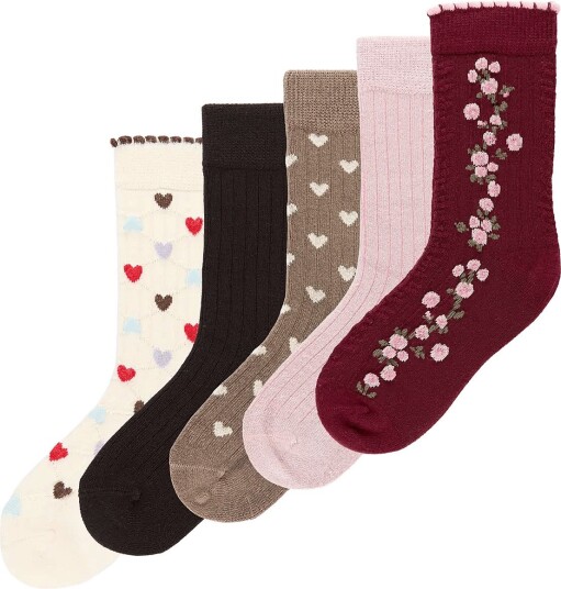 minipop Mpopmena Bamboo Socks 5 Pack COFFEE BROWN 23/26
