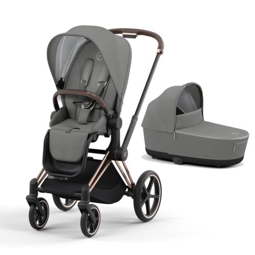 Komplett barnevogn Cybex Priam Rose Gold/Soho Grey