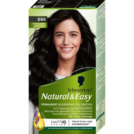 Schwarzkopf Professional Natural & Easy 590 Ebony Black Schwarzkopf Professional Natural & Easy 590 Ebony Black