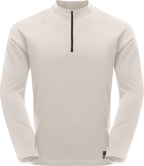 Jack Wolfskin Men's Bike Commute Halfzip Hvit S Man