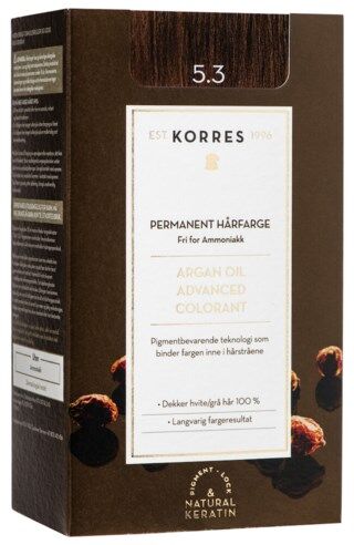 Korres Argan Oil Advanced Colorant 5.3 Golden/honey Light Brown