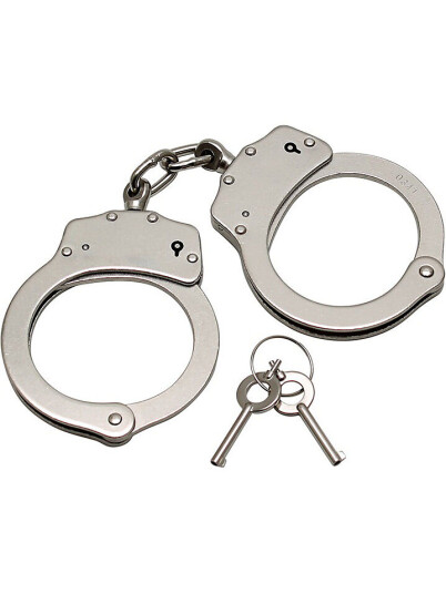 Rimba: Metal Police Handcuffs, Extra Heavy Rimba: Metal Police Handcuffs, Extra Heavy