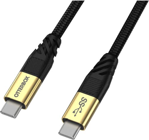 OtterBox 1.8m USB-C 3.2 Gen 1 Kabel med 100W Power Delivery - Svart OtterBox 1.8m USB-C 3.2 Gen 1 Kabel med 100W Power Delivery - Svart