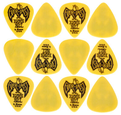 Ernie Ball Everlast Picks 1,50 mm Gul