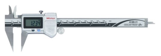 Mitutoyo Absolute Digimatic Spetsskjutmått 573-721-20 0-6in, 0,0005in, Ip67, Friktionsrulle, Datautgång