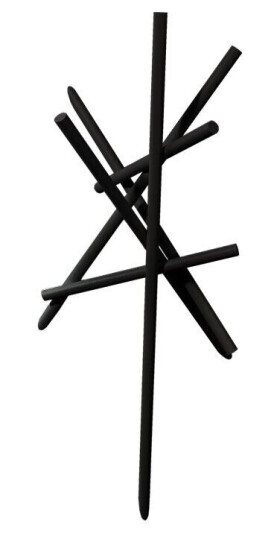SMD Design Hayman stor veggstativ m?rkegr?