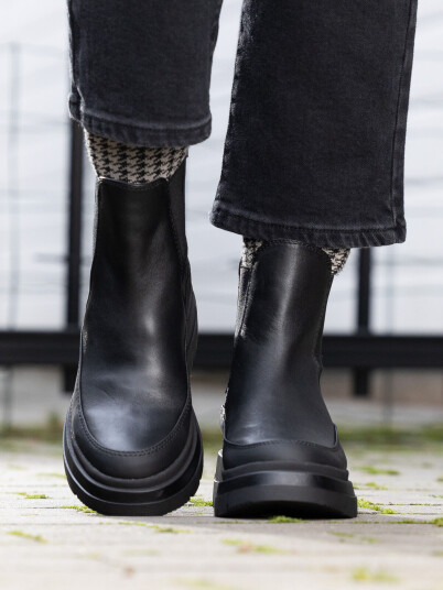 Roberto Rosso - Lorena Warm Leather Black storrelse 41