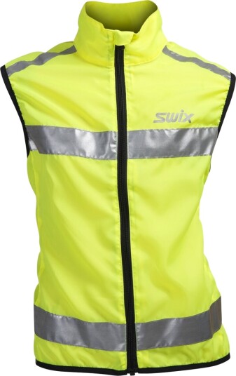Swix Flash Reflective Vest Juniors Gul 128 cm