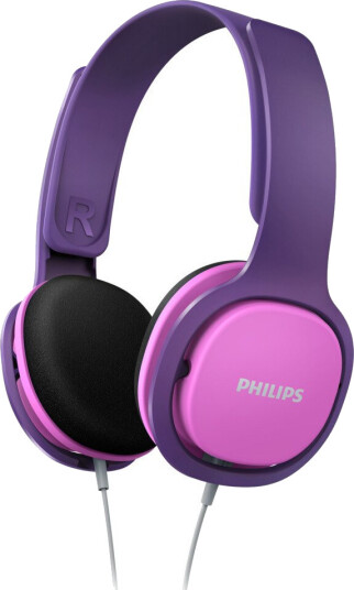 Philips Hodetelefoner On-Ear for Barn med Lydbegrenser Rosa / Lilla Philips Hodetelefoner On-Ear for Barn med Lydbegrenser Rosa / Lilla