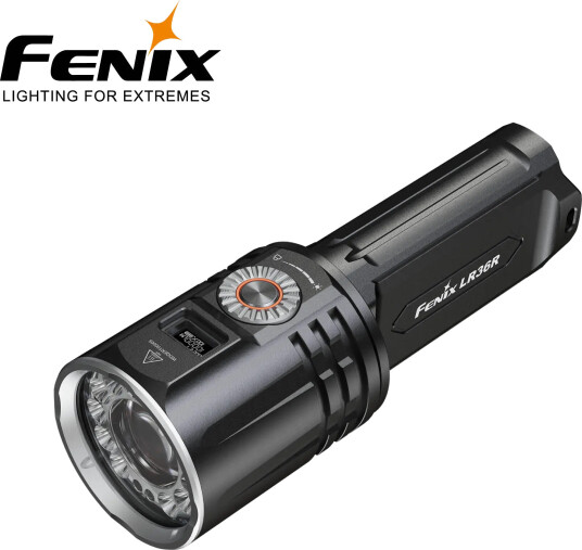 Fenix LR36R Håndlykt 10.000 Lumen Hvit Laser Sort Fenix LR36R Håndlykt 10.000 Lumen Hvit Laser Sort
