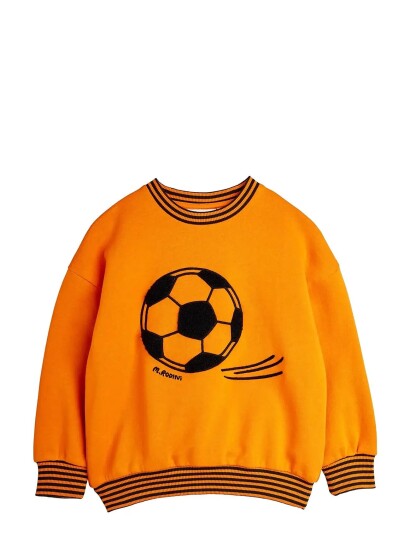 Mini Rodini Football Chenille Sweatshirt Orange 80/86