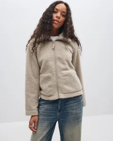 Only Beige Onlmegan Teddy Jacket Otw Noos Only Beige Onlmegan Teddy Jacket Otw Noos