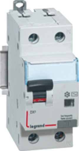 Legrand Kombinasjonsbryter DX3 Automatsikring/HPFI C 16A 30mA 1P+N 6/6kA type A 84 x 78 x 36 mm Legrand Kombinasjonsbryter DX3 Automatsikring/HPFI C 16A 30mA 1P+N 6/6kA type A 84 x 78 x 36 mm
