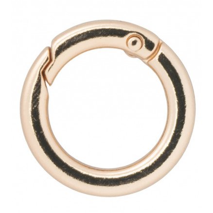 Infinity Hearts O ring/Endeløs ring med Åpning Messing Lys Gull Ø23,5mm 5 stk