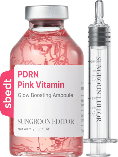 Sungboon Editor Pdrn Pink Vitamin Glow Boosting Ampoule Nude 40 ML